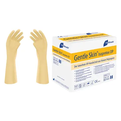 Meditrade Gentle Skin® Isopretex® OP - Packung 50 Paar puderfrei, natur, Größe 6,5