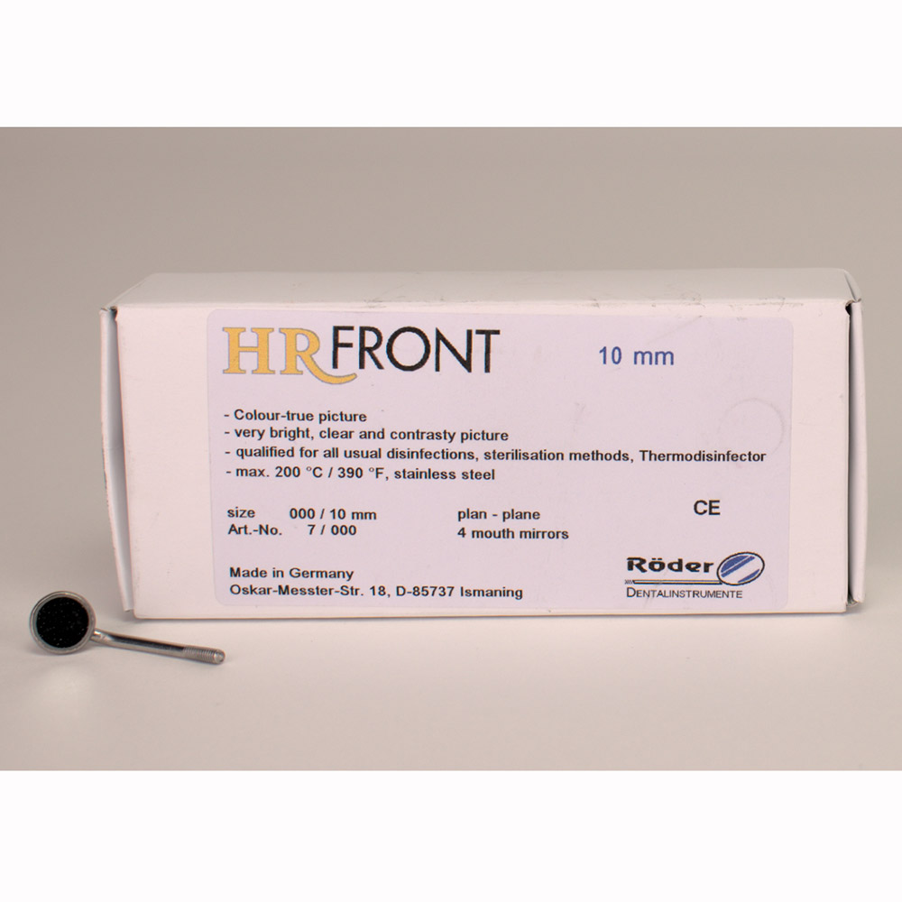 GX227100_Mundspiegel_HR_Front_Gr000_10mm_6St Mundspiegel HR Front Gr.000 10mm 6St