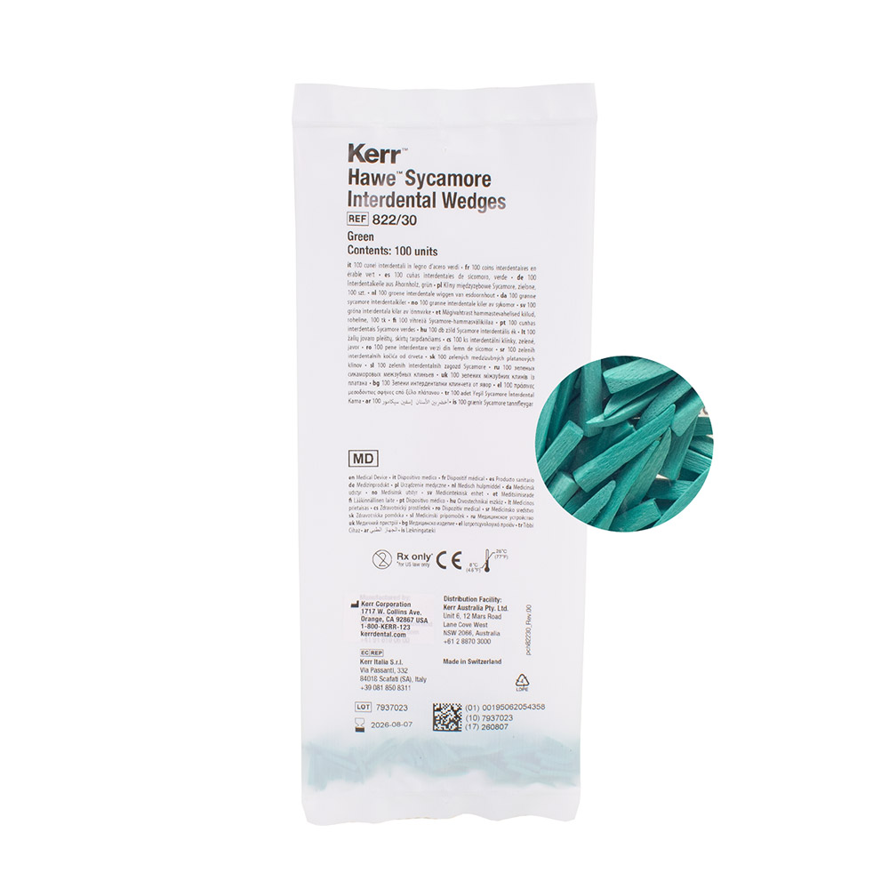 Interd.Keile grün 822/30 100St Pa