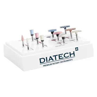 COLTENE DIATECH ShapeGuard - Ceramic Polishing Plus Kit 11 Stück (3 x blau, 4 x rosa, 4 x weiß), RA