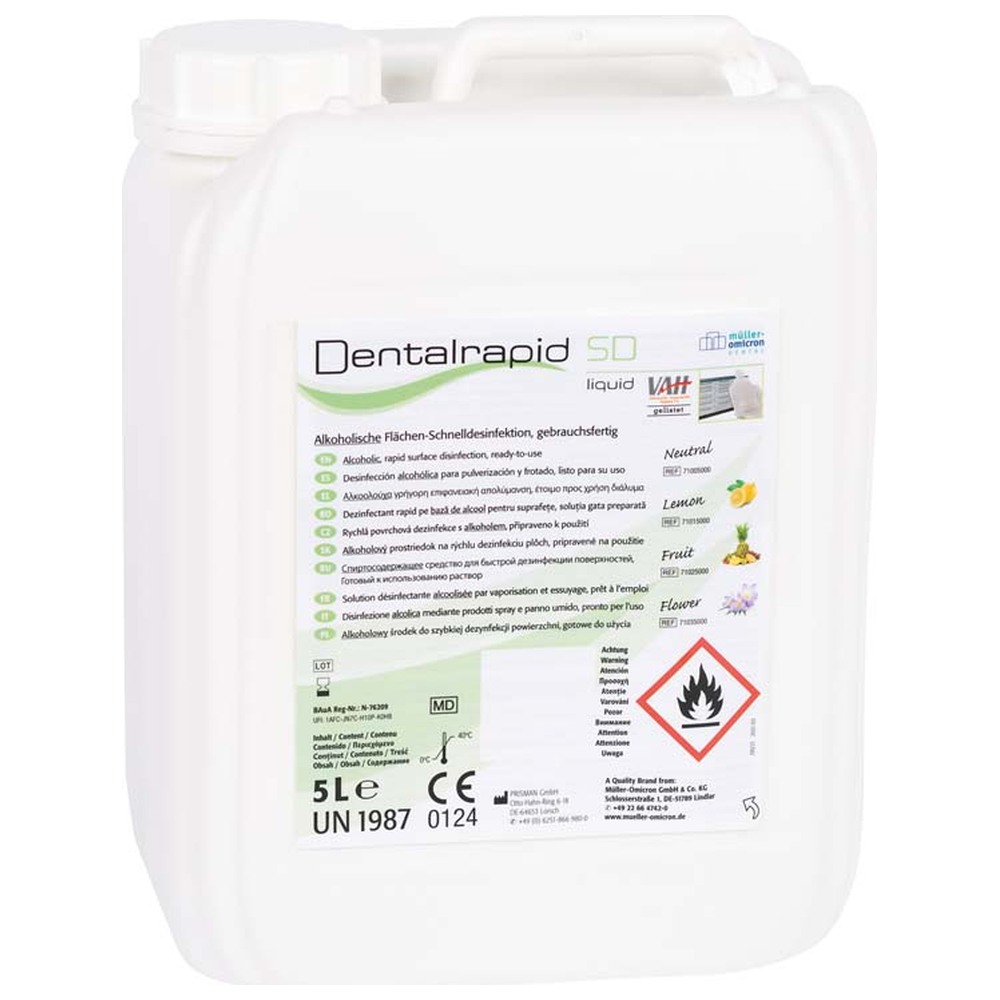 Müller-Omicron Dentalrapid® SD liquid - Kanister 5 Liter Neutral Müller-Omicron Dentalrapid® SD liquid - Kanister 5 Liter Neutral