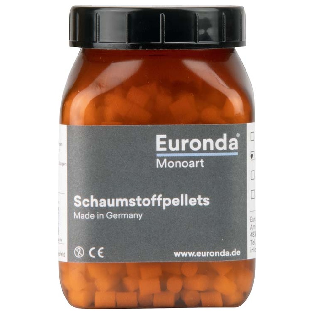 Euronda Monoart Schaumstoffpellets - Dose 3.000 Stück rund, Ø 4 mm, Größe 1