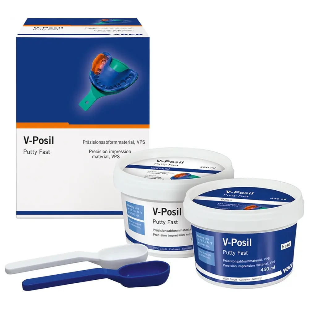 VOCO V-Posil Putty Fast - Packung 2 x 450 ml Dose