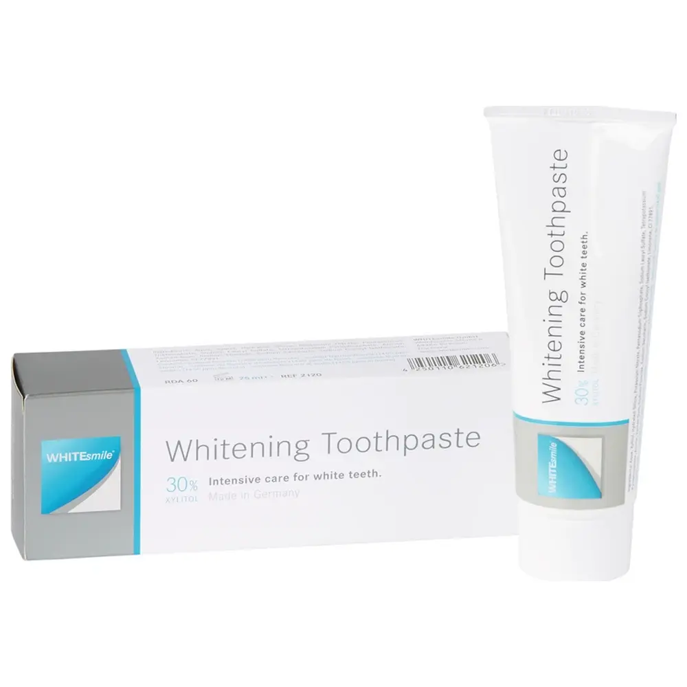 WHITEsmile Whitening Toothpaste - Tube 75 ml mit 30% Xylitol WHITEsmile Whitening Toothpaste - Tube 75 ml mit 30% Xylitol