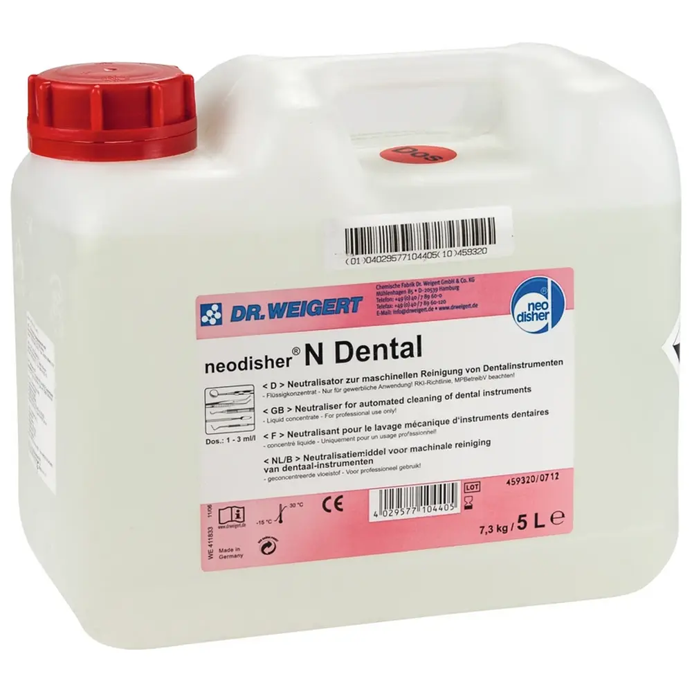 Dr. Weigert neodisher® N Dental - Kanister 5 Liter Dr. Weigert neodisher® N Dental - Kanister 5 Liter