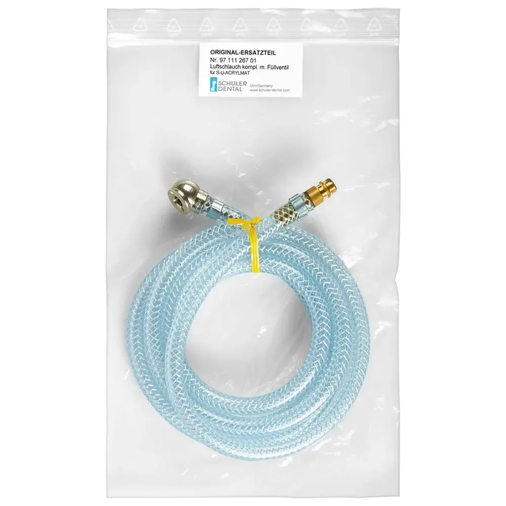 SCHULER-DENTAL S-U-Acrylmat Luftschlauch - Stück inklusive Füllventil