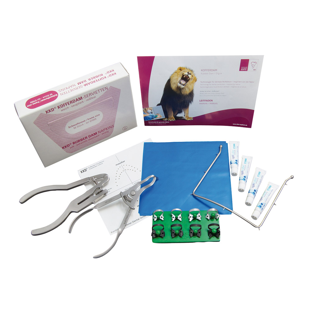 Kofferdam Tri-Color Starter-Kit