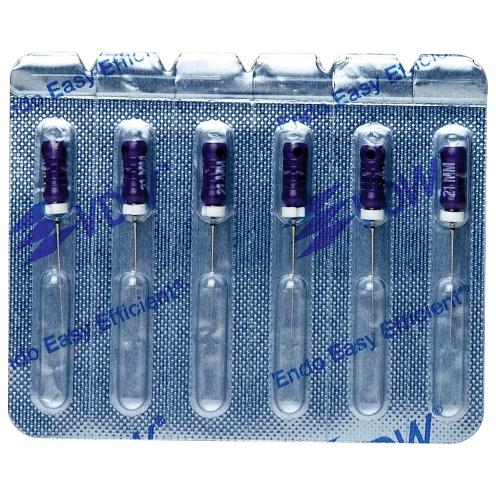 VDW STERILE Hedstroem Feilen - Blisterpackung 6 Stück 21 mm ISO 010