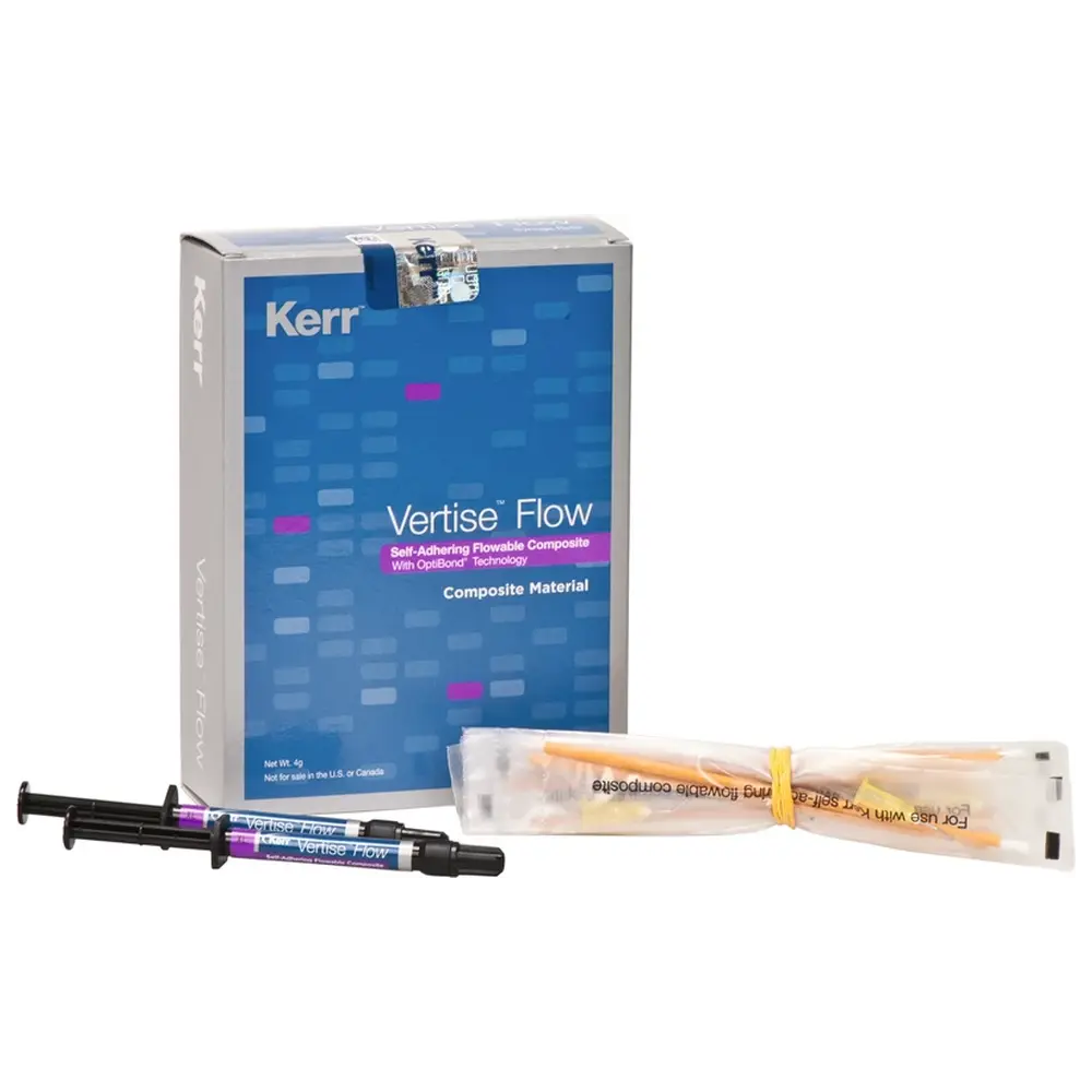 Kerr Vertise™ Flow - Packung 2 x 2 g Spritze XL, 20 Pinn-Point Applikatoren, 20 Flow-Spritzenaufsätzen