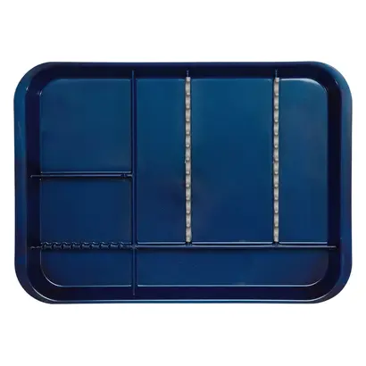 Zirc Company B-Lok Tray m.Einteilung dunkelblau 34x24,5x2,2cm St
