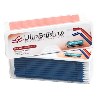 Young Microbrush International Ltd. UltraBrush Applikatoren fein blau/orange Pa 200