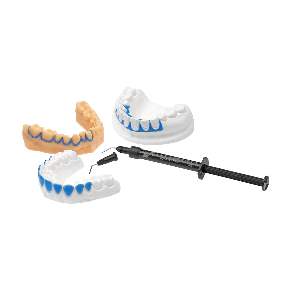 SCHEU-DENTAL BLUE-BLOKKER® - Packung 4 x 1,5 g BLUE-BLOKKER, 2 x Kanüle Ø 0,6 mm, 8 x Kanüle Ø 0,9 mm SCHEU-DENTAL BLUE-BLOKKER® - Packung 4 x 1,5 g BLUE-BLOKKER, 2 x Kanüle Ø 0,6 mm, 8 x Kanüle Ø 0,9 mm