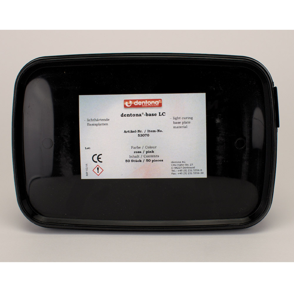 GX200225_DentonaBase_LC_Basisplatten_rosa__50St Dentona-Base LC Basisplatten rosa 50St