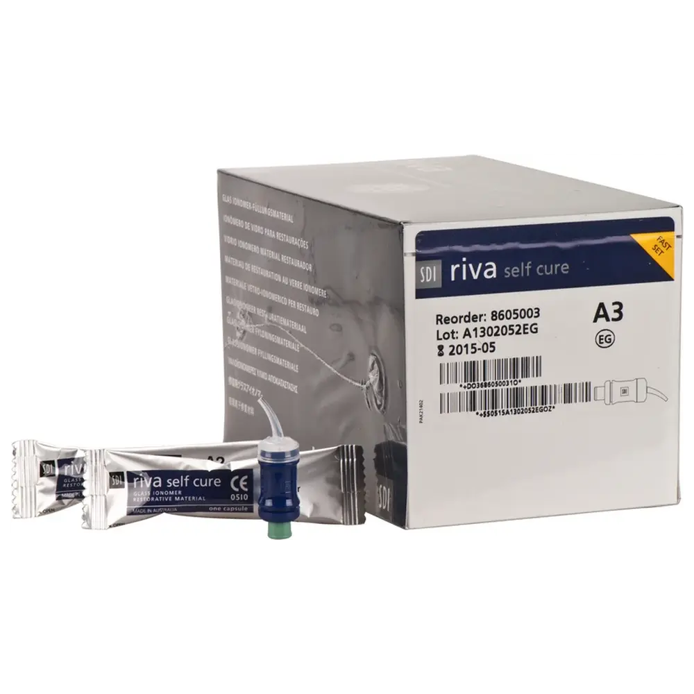 SDI riva self cure - Packung 50 Kapseln A3 schnellhärtend