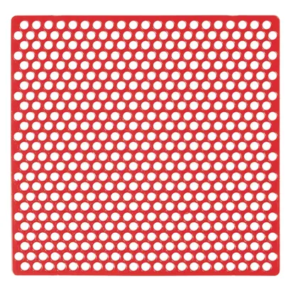 Yeti Dentalprodukte GmbH Rundlochgitter rot 7,1x7cm Pa 20
