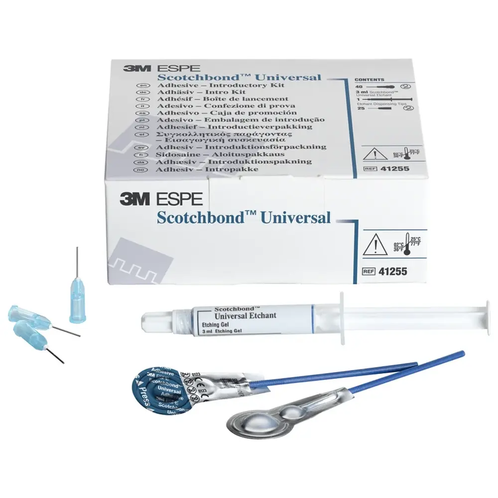 Solventum Dental Solutions Scotchbond™ Universal - Intro Packung 40 L-Pop, Zubehör