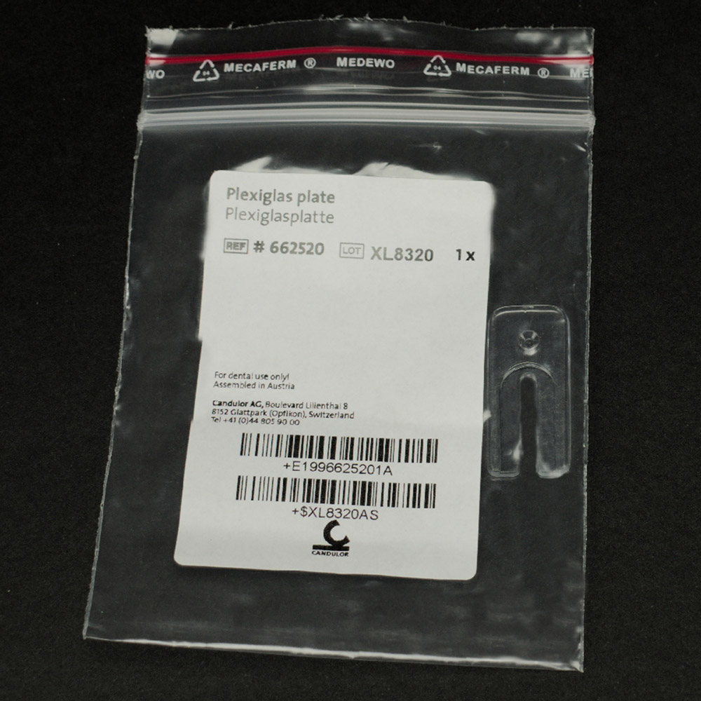 Plexiglasplättchen zu Set 10 1St