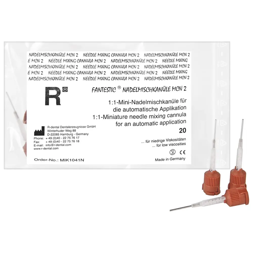 R-Dental FANTESTIC® NADELMISCHKANÜLE MCN 2 N - Beutel 20 Stück braun, 1:1