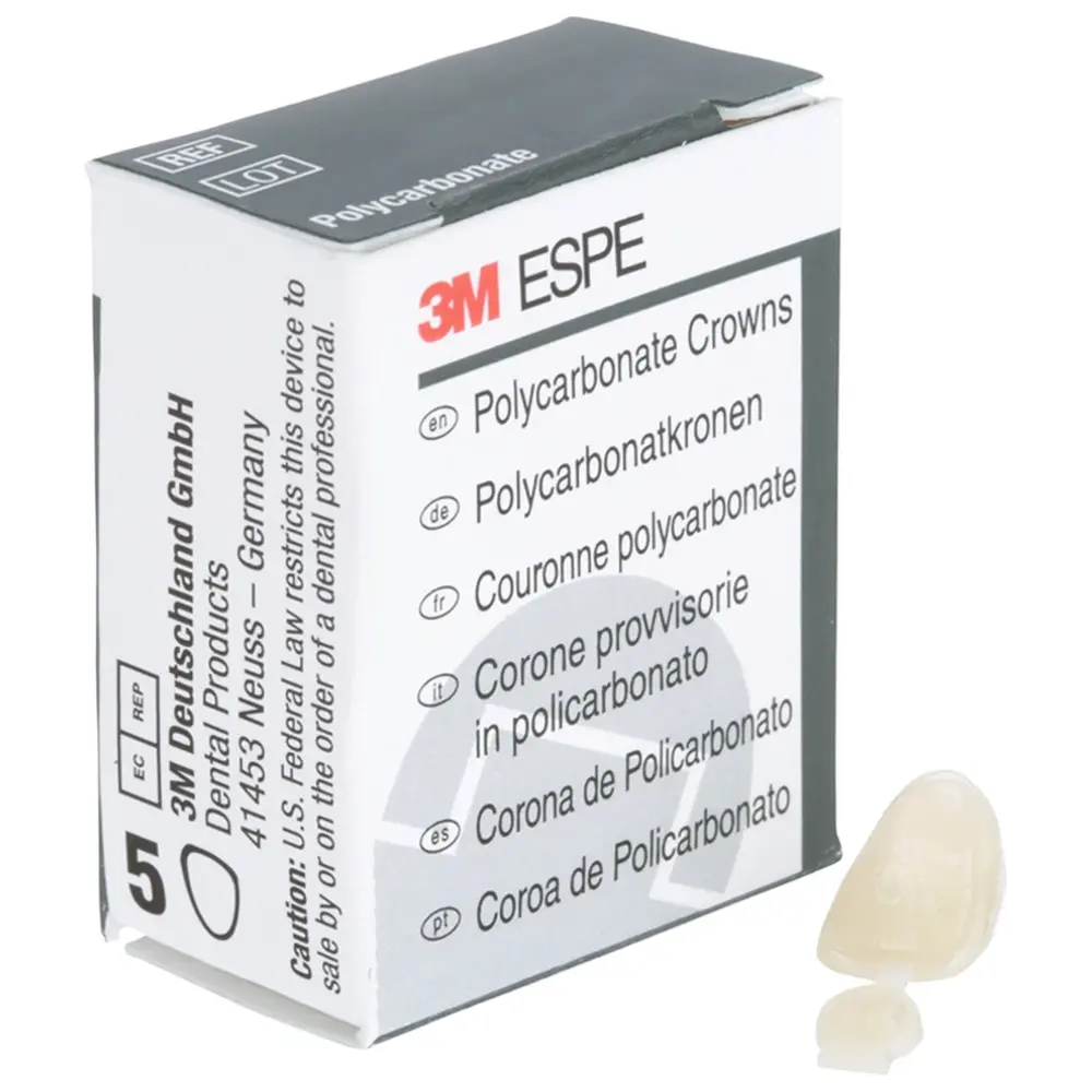 Solventum Dental Solutions Polycarbonat-Kronen - Packung 5 Stück Nr. 29