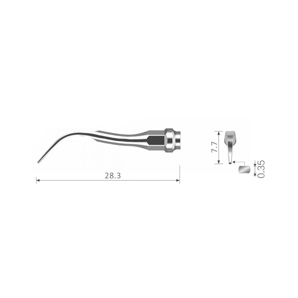 Ultraschallspitze Universal Nr. k#9 für KaVo PIEZOlux® & SONOsoft®