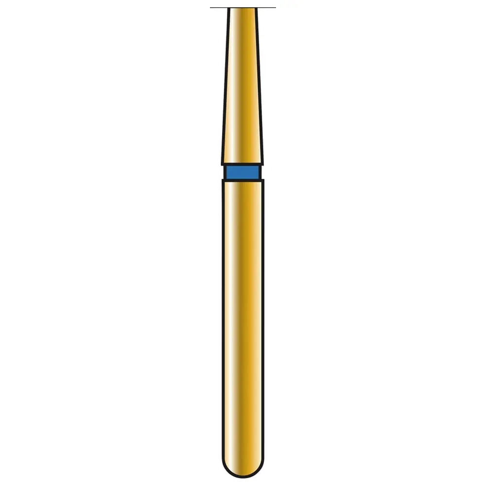 COLTENE DIATECH Diamanten G818 - Packung 5 Stück blau mittel (M), FG, Figur Rad, 0,7 mm, ISO 025