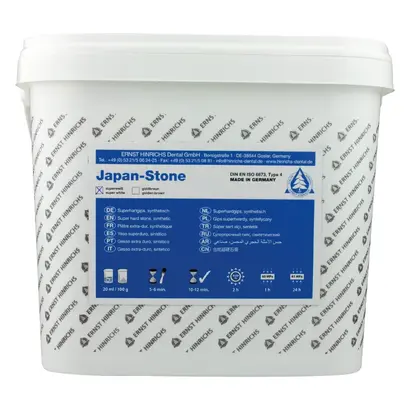 ERNST HINRICHS Japan-Stone - Eimer 10 kg Superhartgips weiß