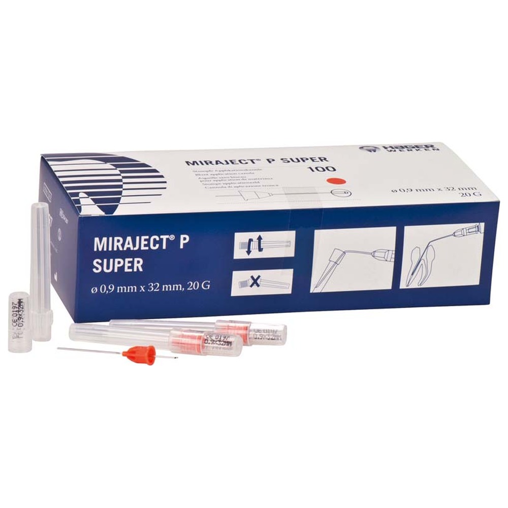 Hager & Werken MIRAJECT® P SUPER - Packung 100 Stück Ø 0,9 x 32 mm