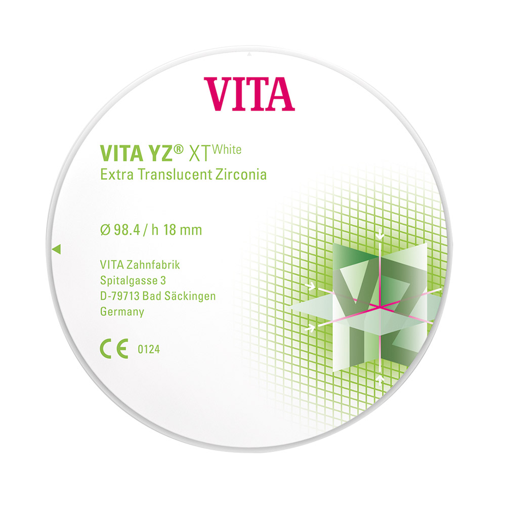 VITA YZ XTWhite Disc weiß H 14mm 1St