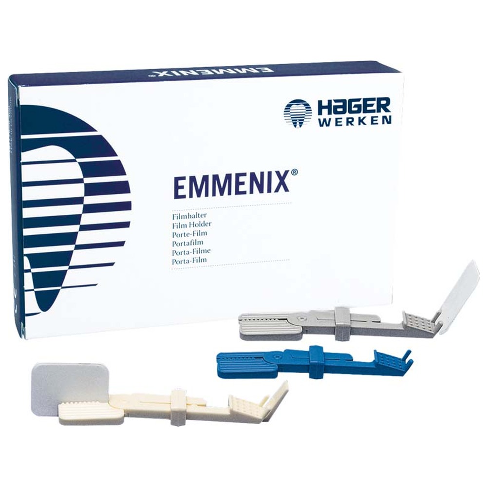 Hager & Werken EMMENIX® Filmhalter - Packung 3 Stück (blau, grau, weiß)