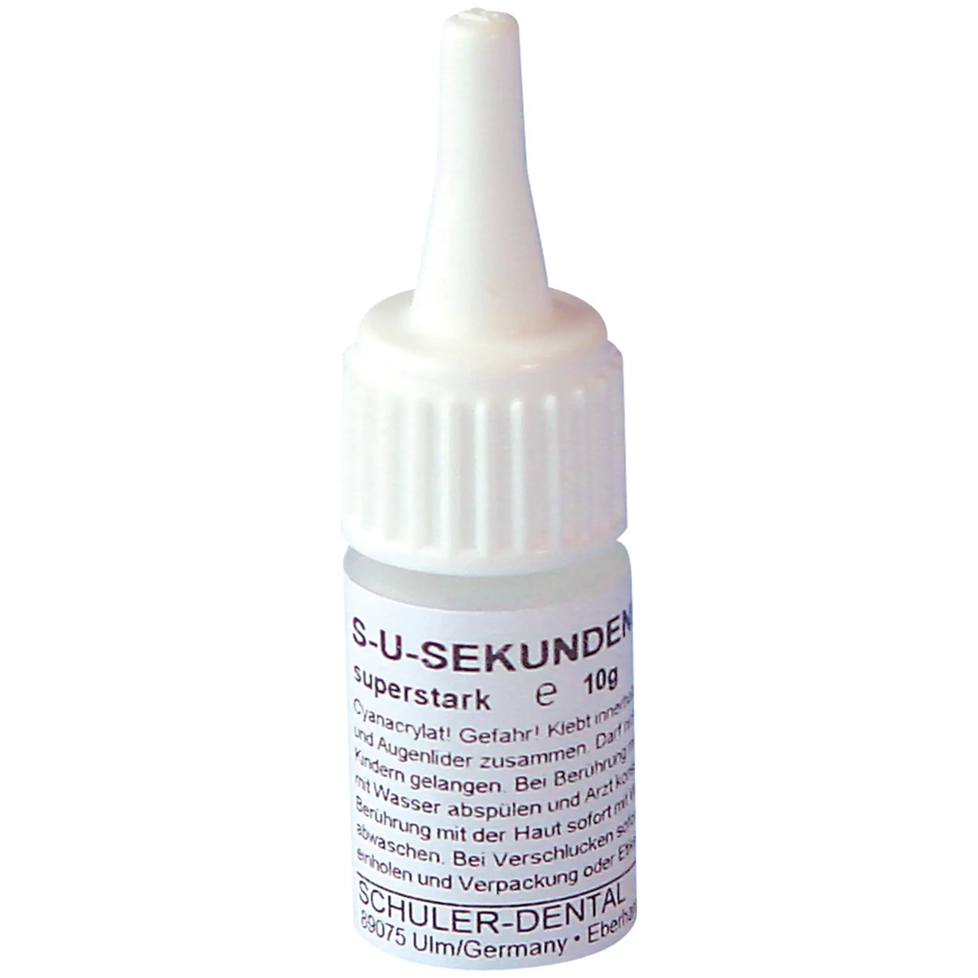 SCHULER-DENTAL S-U-SEKUNDENKLEBER - Flasche 10 g superstark