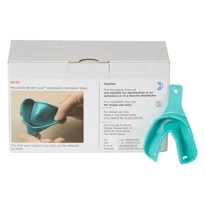 Clan Dental B.V. Abdrucklöffel Border-Lock UK Nr.52 verformbar Napa 10 Clan Dental B.V. Abdrucklöffel Border-Lock UK Nr.52 verformbar Napa 10