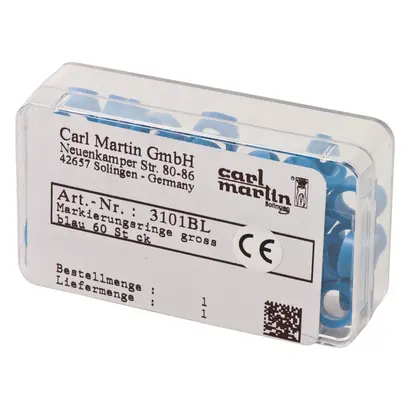 Carl Martin GmbH Markierungsringe groß blau Pa 60