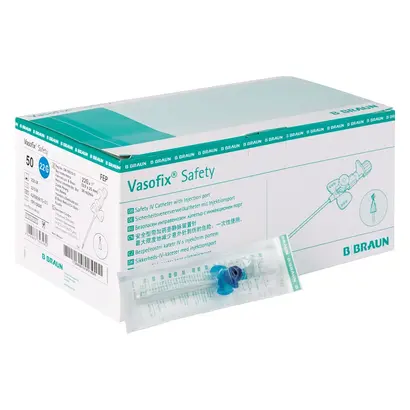 B. Braun Deutschland GmbH & Co. KG Vasofix Safety Kanüle G22 0.9x25mm Pa 50