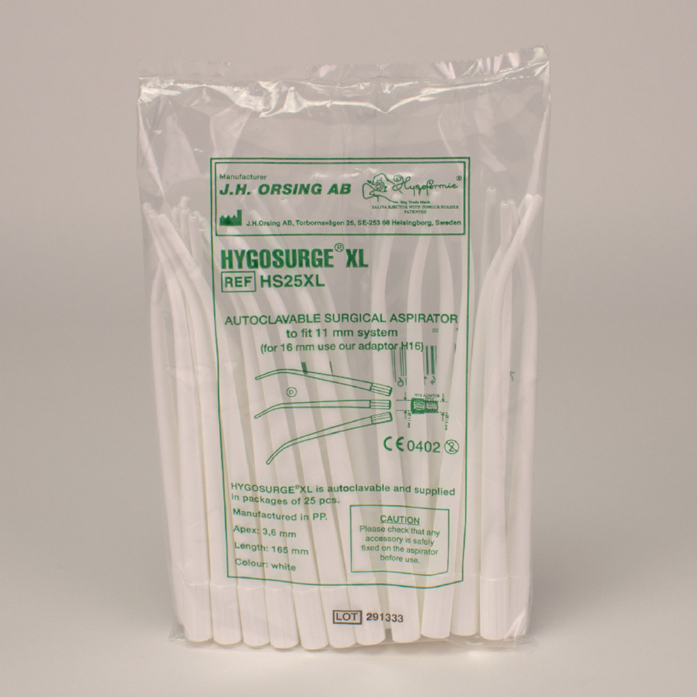 Hygosurge chirur.Sauger weiß 3,6mm 25St