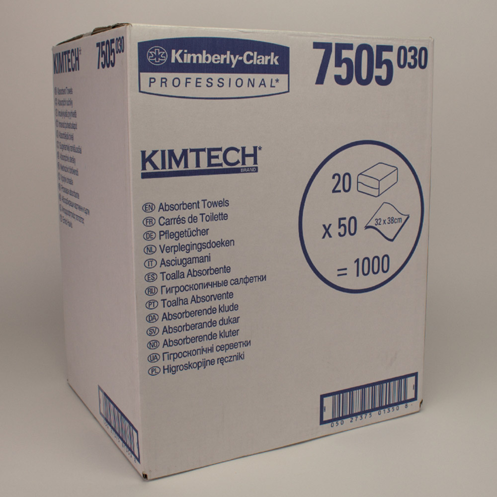 Kimtech Pflegetücher weiß 32x38 20x50St