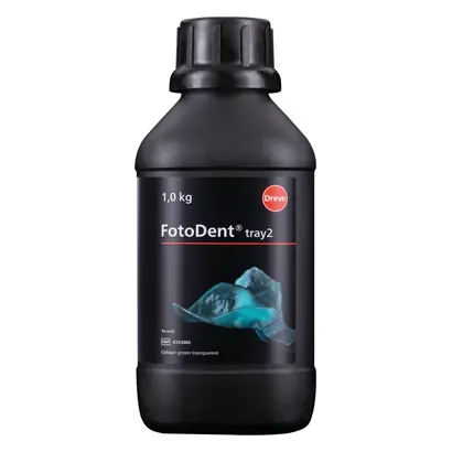 Dreve Dentamid GmbH FotoDent tray2 grün-transparent Flasche 1kg