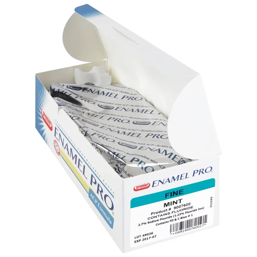 American Dental Enamel Pro® - Packung 200 x 2 g mit Fluor Mint, fein