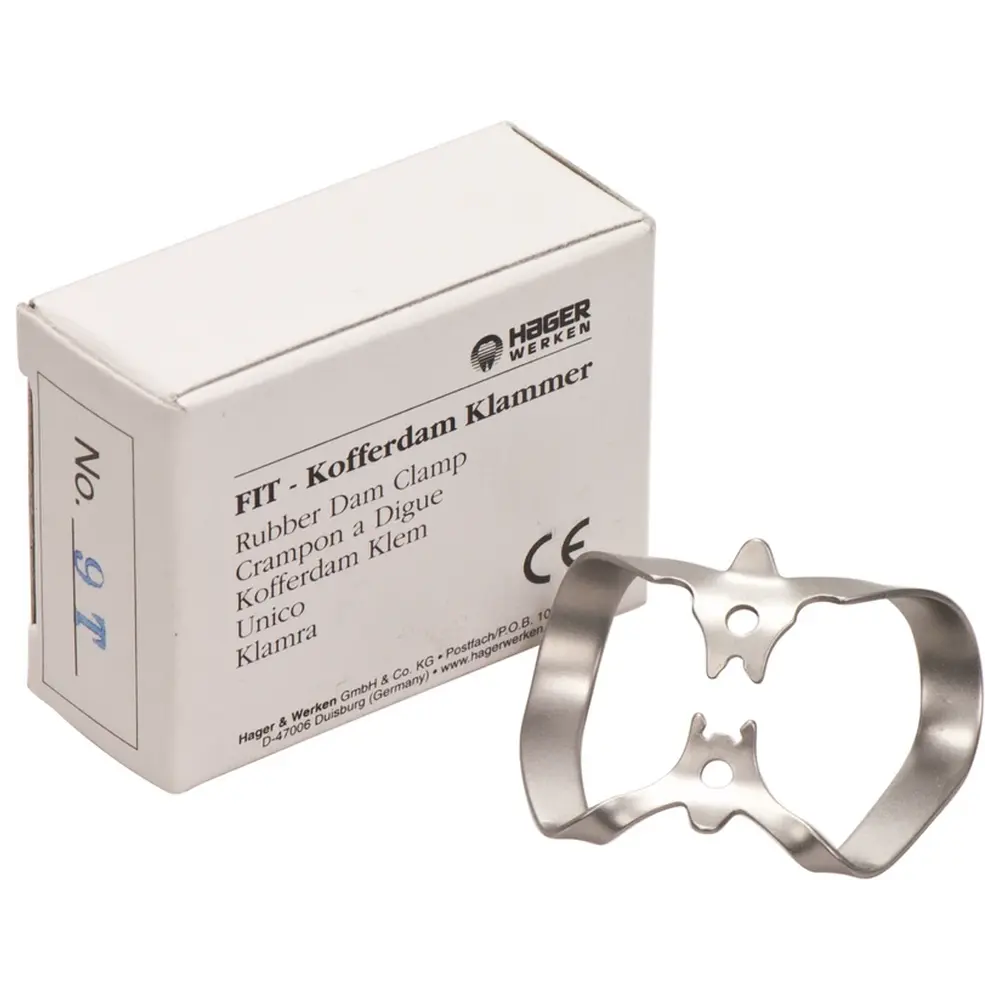 Hager & Werken Fit-Kofferdam® T-Klammern - Stück Nr. 9T