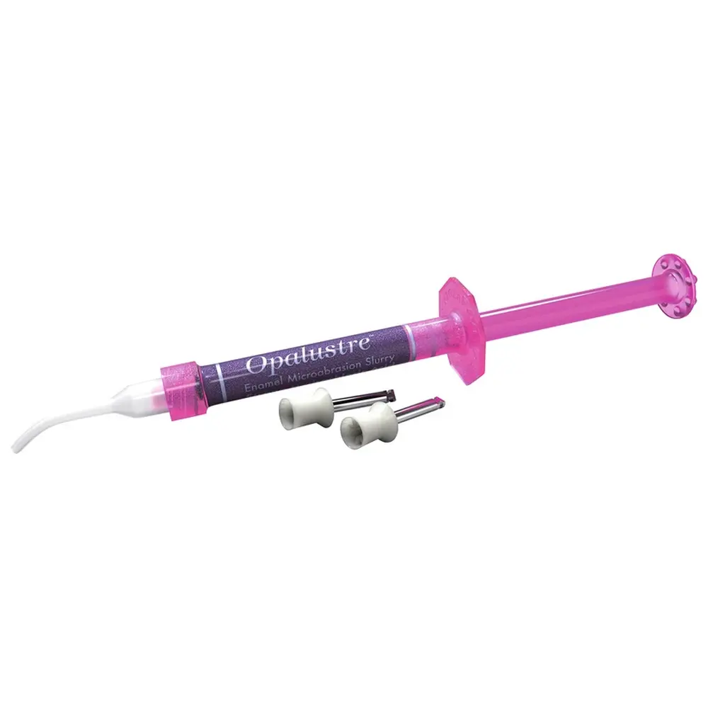 Ultradent Products Opalustre™ - Set 2 x 1,2 ml, 10 Tips, 10 OpalCups (5 x ohne Bürstchen, 5 x mit Bürstchen)