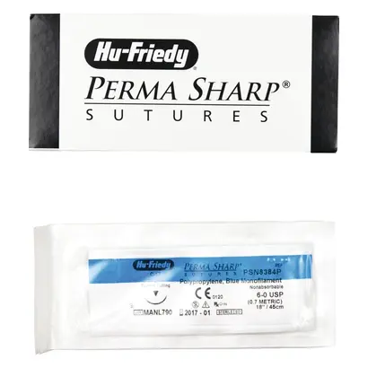 Surgical Specialties Mexico Nahtmaterial Polypropyl.6-0NA/C-17 PSN8384P Pa 12