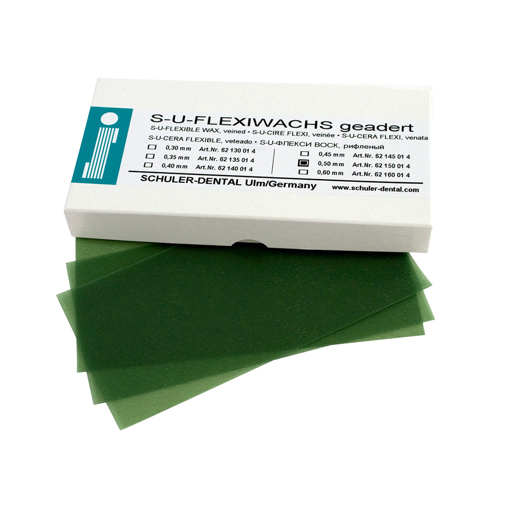 Flexiwachs geadert 0,50mm S-U 15Tafeln