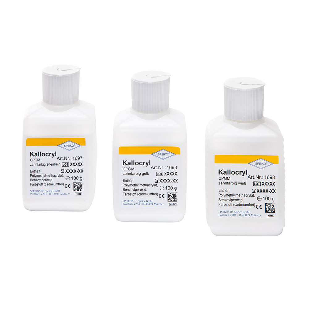 Kallocryl CPGM Plv. weiß 100g
