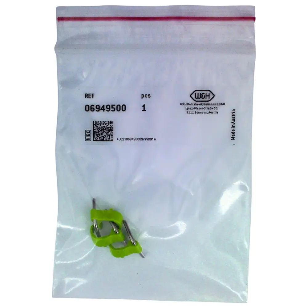 121668_Sprayclips__Packung_3_Stueck_rechts_ohne_Bohrerinnenkuehlung W&H Sprayclips - Packung 3 Stück rechts, ohne Bohrerinnenkühlung