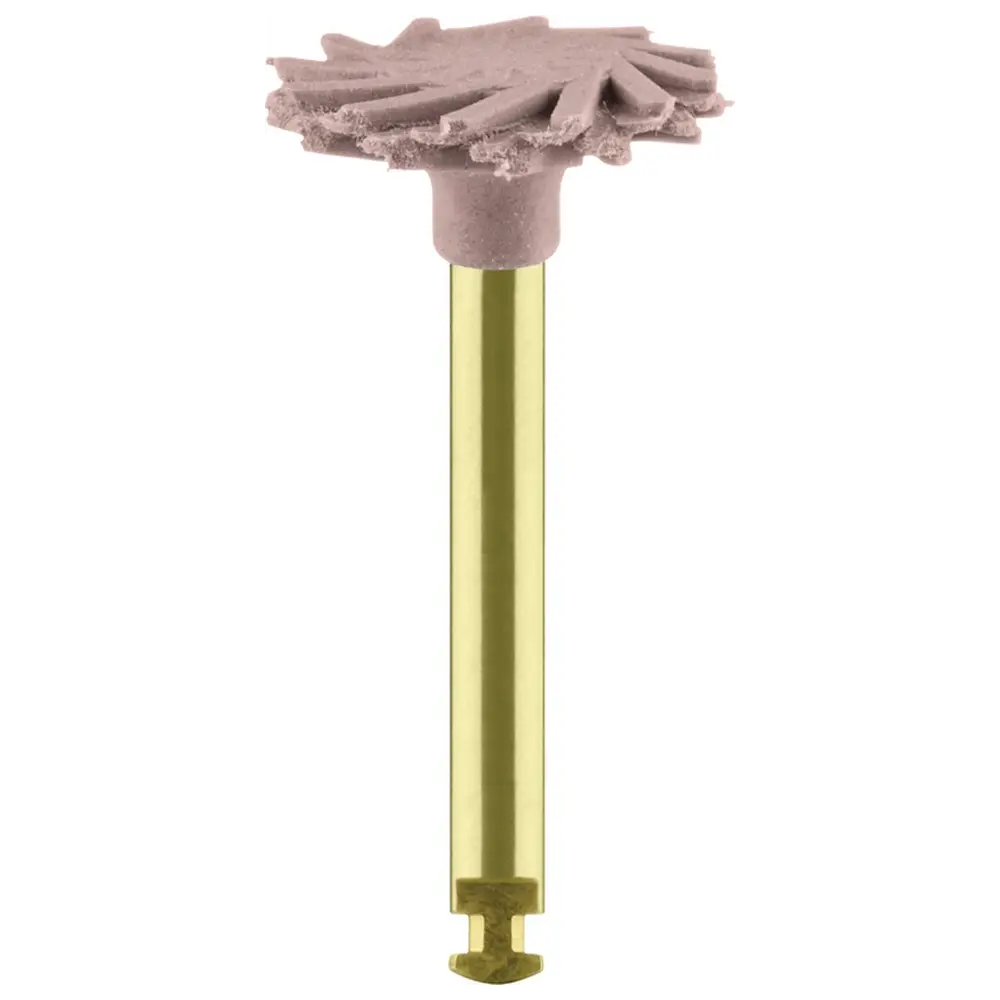 Hager & Meisinger Diamantpolierer 9769 - Packung 2 Stück rosa mittel, RA, Figur Twist, 1,6 mm, ISO 100