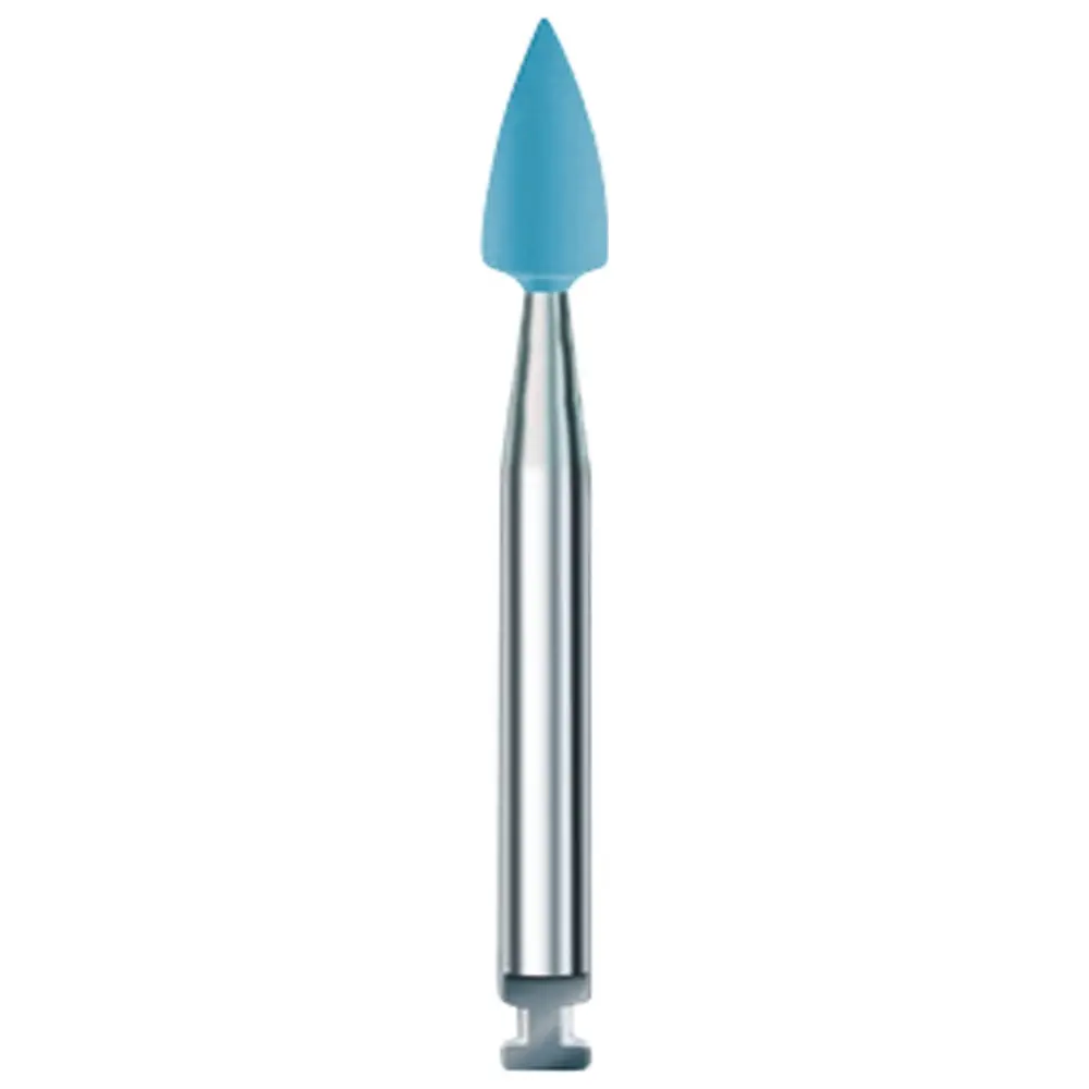Edenta Prophy Polierer Pasteless - Packung 12 Stück blau, Länge 6 mm, ISO 030