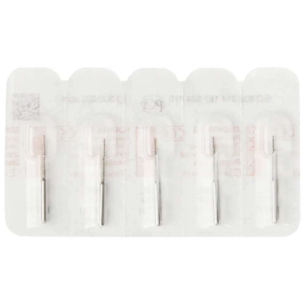 Edenta Diamanten 859L - Packung 5 Stück Standard, FG, Figur 167 Konus lange Spitze, 11,5 mm, ISO 010