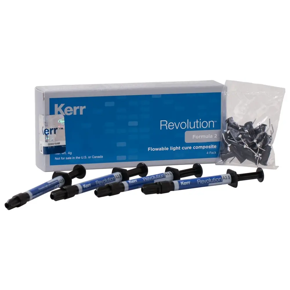 Kerr Revolution™ Formula 2 - Nachfüllpackungen 4 x 1 g Spritze A3,5, 20 Spritzenaufsätze