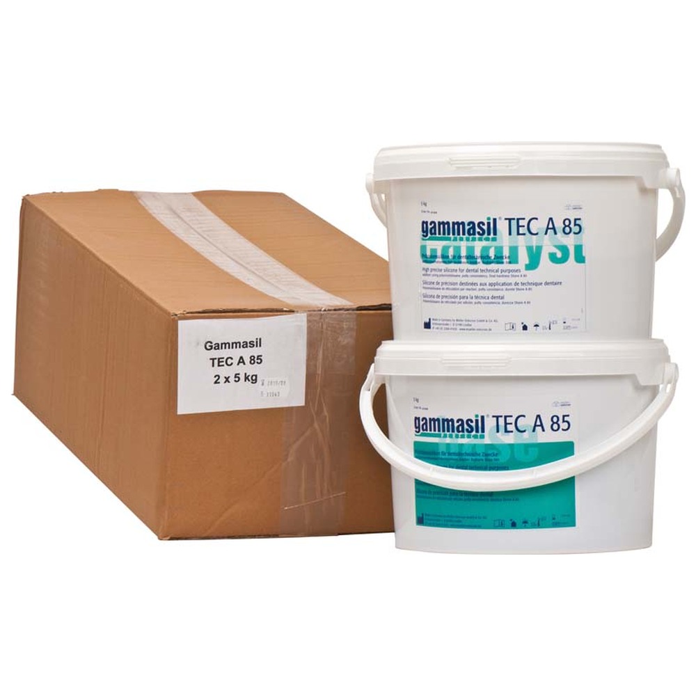 Müller-Omicron gammasil® PERFECT TEC A 85 - Großpackung 5 kg Base, 5 kg Katalysator Müller-Omicron gammasil® PERFECT TEC A 85 - Großpackung 5 kg Base, 5 kg Katalysator