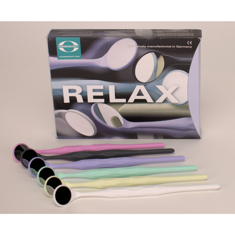 Mundspiegel Relax FS Rhod. 4 plan Sort
