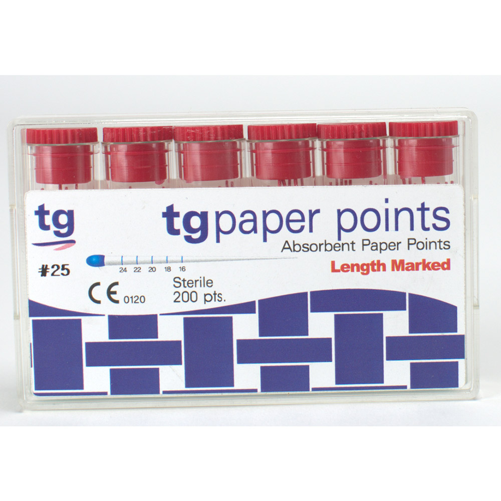 GX225109_tg_Absorb_Paper_Pts_S25_red_200pcs tg Absorb. Paper Pts. S.25 red 200pcs